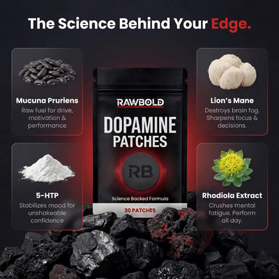 RawBold Dopamine Patch — Focus, Energy, Libido & Confidence
